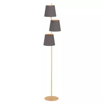 торшер EGLO Almeida 2 3x40Вт E27 сталь текстиль капучино