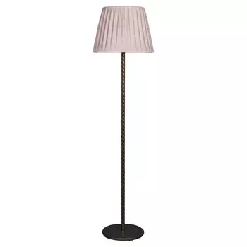 торшер ЭРКАДО Ларсен E27 1х60Вт венге с абажуром Пудра