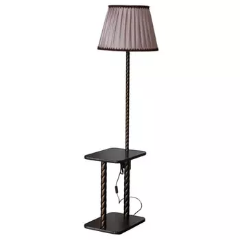 торшер ЭРКАДО Ларсен E27 60Вт со столиком венге