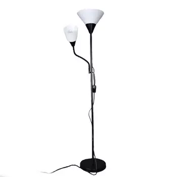 торшер РОССВЕТ Ванда 2х20Вт E27/E14 металл черный