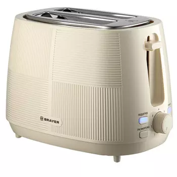 тостер BRAYERBR 2116 1080Вт 7 режимов белый