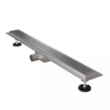 трап лотковый IDDIS Level 800 мм слив 40/50мм комбинированный затвор хром