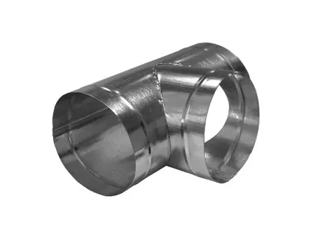 тройник 100 оцинкованный сталь