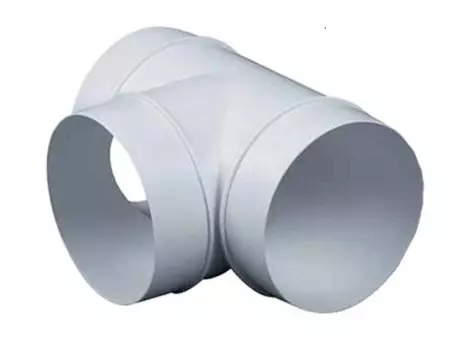 тройник AWENTA D100мм пластик белый