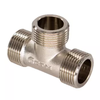 тройник CTM 3/4" НР/НР/НР