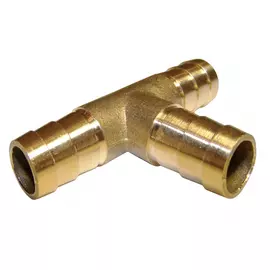 тройник для садовых шлангов 3/4" латунь