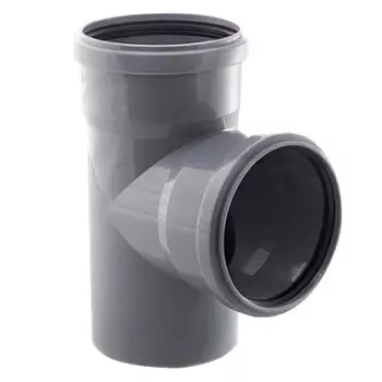 тройник для внутренней канализации TEBO 110х110мм 87,5гр