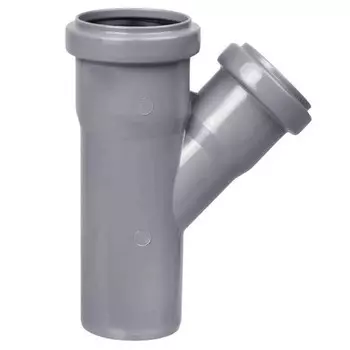 тройник для внутренней канализации 40х50мм 45гр