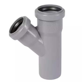 тройник для внутренней канализации OSTENDORF 50х40мм 45гр