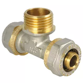 тройник JIF обжим металлопластиковый 26xНР 3/4x26