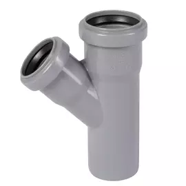 тройник OSTENDORF для внутренней канализации 50х40мм 45гр