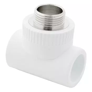 тройник PPR РТП комбинированный 20мм х 1/2" НР