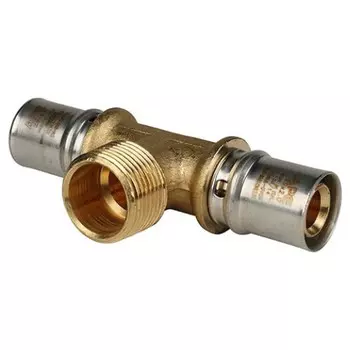 тройник пресс STOUT 20х3/4"НРх20 латунь