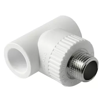 тройник PRO AQUA 20мм х 1/2" НР полипропиленовый