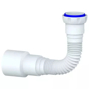 труба гофрированная UNICORN 1.1/4"х40/50мм 400мм белая