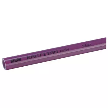 труба REHAU 20 х 2,8 Rautitan Pink+ из сшитого полиэтилена для теплого пола 120 м