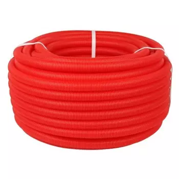 труба защитная гофрированная 25мм красная бухта 50м