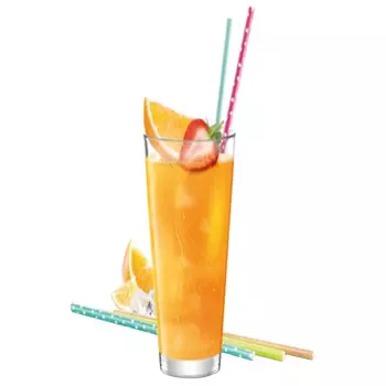 трубочки для напитков TESCOMA MyDrink 24шт 20см бумага в асс-те
