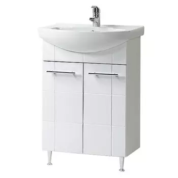 тумба без раковины напольная АКВАЛЬ Анна 50см белая