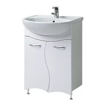 тумба без раковины напольная АКВАЛЬ Милана 60 см белая