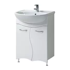 тумба без раковины напольная АКВАЛЬ Милана 60 см белая