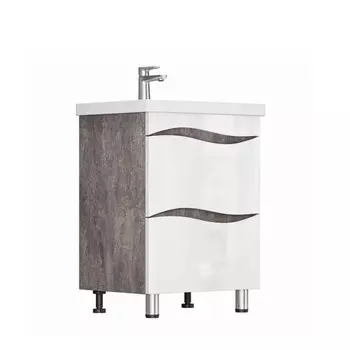 тумба без раковины напольная GRADEONIKA Афродита 60см цемент