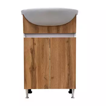 тумба без раковины напольная GRADEONIKA Леда 55см дуб вотан