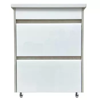 тумба без раковины напольная GRADEONIKA Зефир 60см слейт лакобель