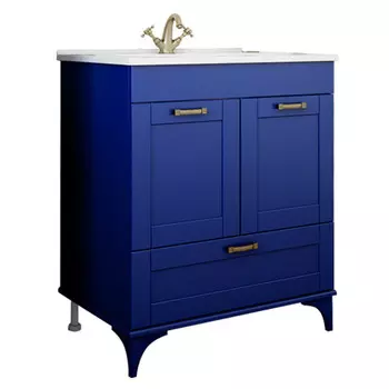 тумба без раковины напольная SANFLOR Ванесса 75см индиго