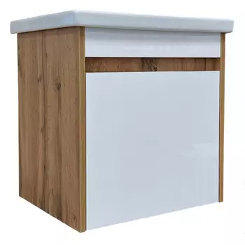 тумба без раковины подвесная GRADEONIKA Гармония 50см дуб вотан