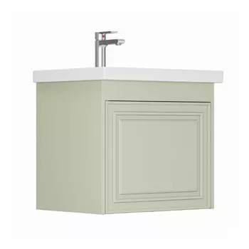 тумба без раковины подвесная GRADEONIKA Эллада push-to-open 60см фисташка
