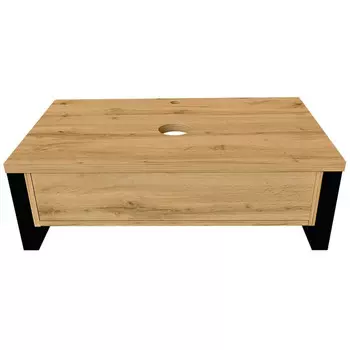 тумба без раковины подвесная GRUNGE LOFT 80П 80см Дуб Вотан