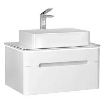 тумба без раковины подвесная JORNO Shine 75 белая