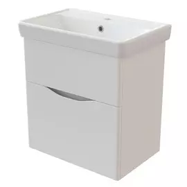 тумба c раковиной подвесная TOPLINE Marseille 60см белая