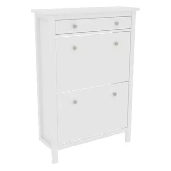 тумба для обуви Кантри 890х300х1270мм белый сосна