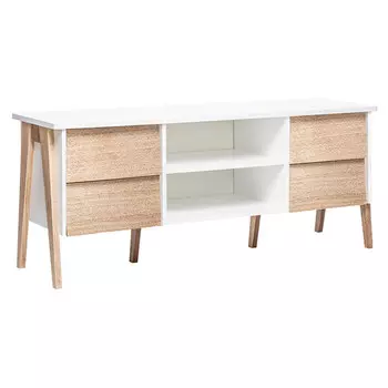 тумба под ТВ Leset Сканди 1500x450x621мм дуб/белый