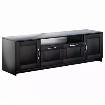 тумба под ТВ СИРИУС 2 двери и 2 ящика 1560x471x412мм венге ЛДСП