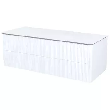 тумба подвесная со столешницей без отверстий IDDIS Aiger 120 см белый