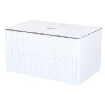 тумба подвесная со столешницей IDDIS Aiger 80 см белый