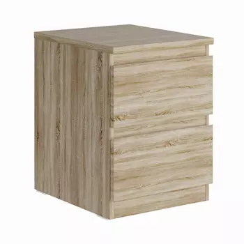 тумба прикроватная МАЛЬТА 2 ящика 403x540x480мм сонома ЛДСП