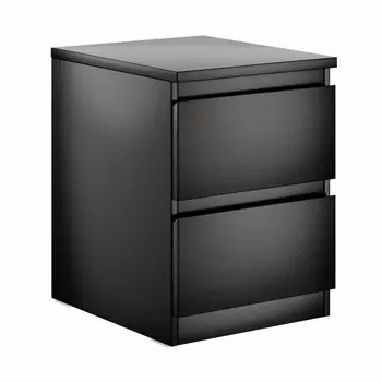 тумба прикроватная МАЛЬТА 2 ящика 403x540x480мм венге ЛДСП