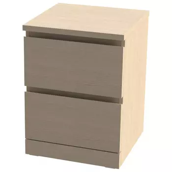 тумба прикроватная Варма 2 400х540х400мм дуб беленый ЛДСП