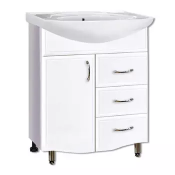 тумба с раковиной напольная GRADEONIKA Спарта 70см белая