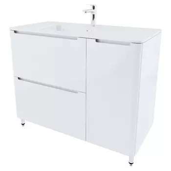 тумба с раковиной напольная IDDIS Edifice 100 см белая