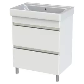 тумба с раковиной напольная TOPLINE Lyon New 70см белая