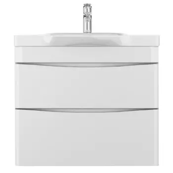 тумба с раковиной подвесная АМ.РМ Like 80см белый