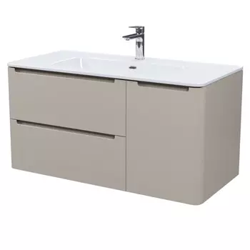 тумба с раковиной подвесная IDDIS Edifice 100см капучино