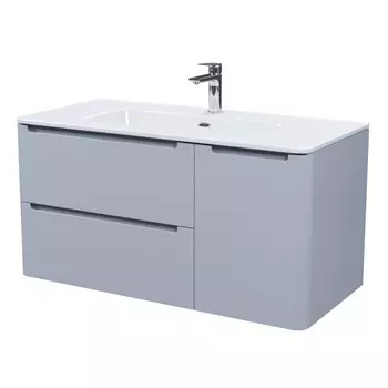 тумба с раковиной подвесная IDDIS Edifice 100см светло-серый