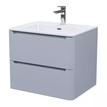 тумба с раковиной подвесная IDDIS Edifice 60см светло-серый