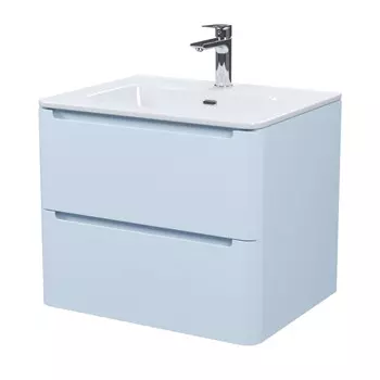 тумба с раковиной подвесная IDDIS Edifice 60см голубой